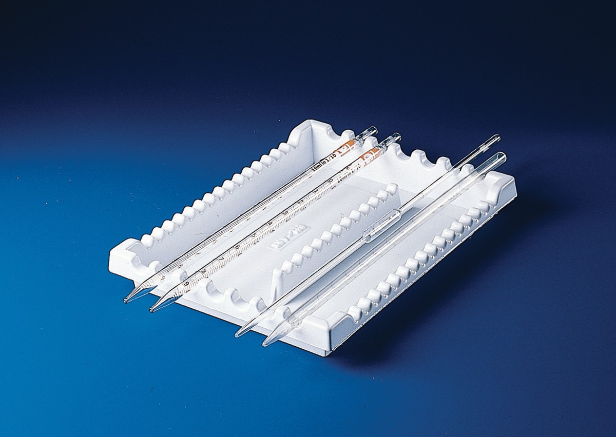 SP Bel-Art Pipette Tray Rack; 7-16 Places, 11¹⁄₄ x 8¹⁄₂ x 1⅛ in., Polystyrene 