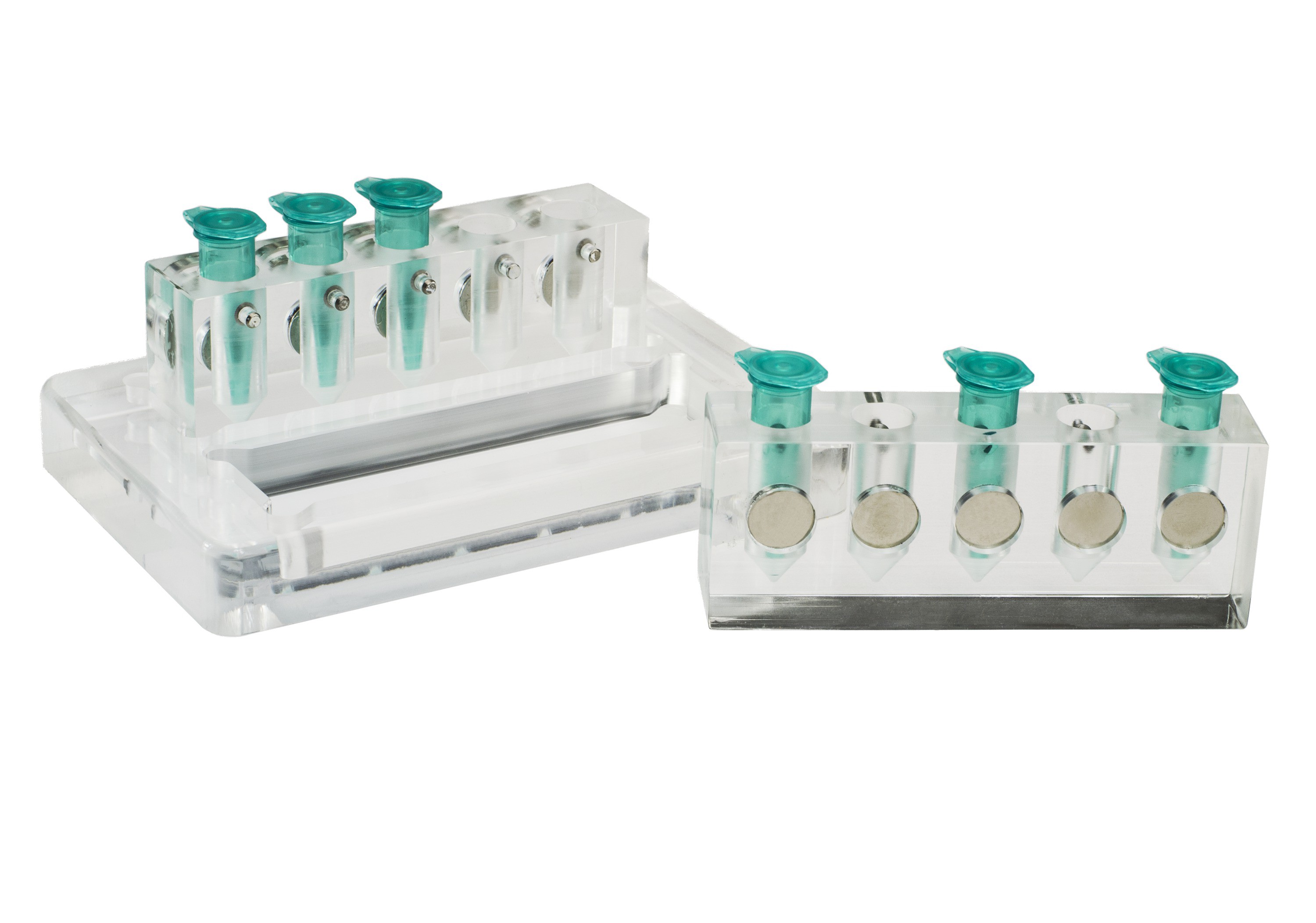thumbnail image 2 of Scientific 25-Place Microcentrifuge Tube Rack - Holds 5.0ml Tubes, Red (Pack Of 5) 2 of 5