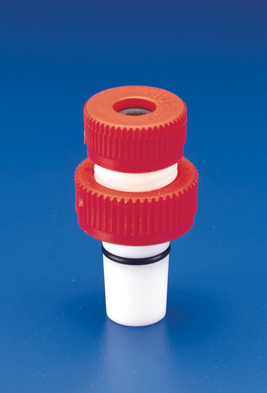 SP Bel-Art Safe-Lab Joint Tubing Adapter for 24/40 Tapered Joints; 10mm Hole Opening, PTFE