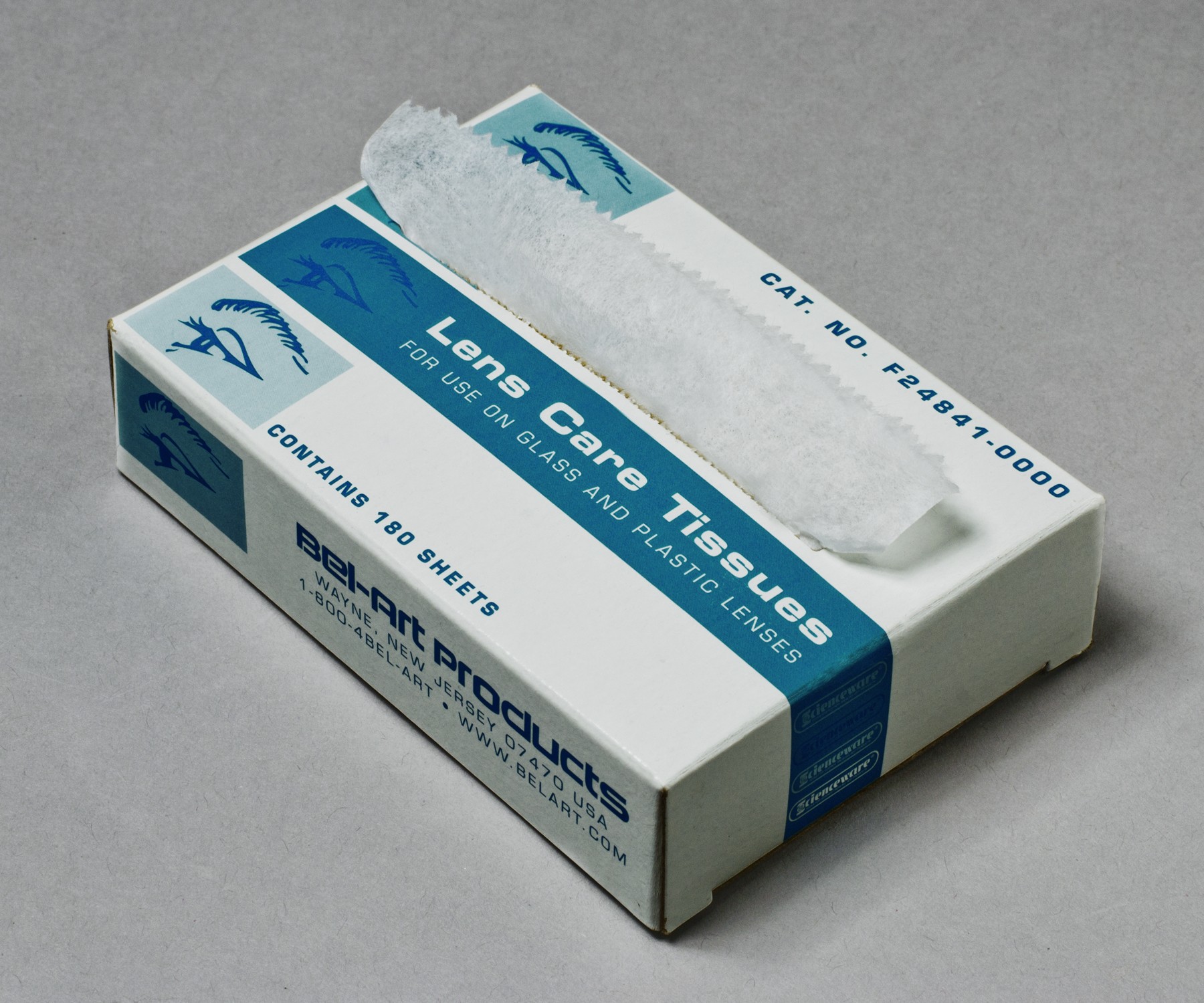 SP Bel-Art Silicon-Free Lens Cleaning Tissues; 180 Sheets