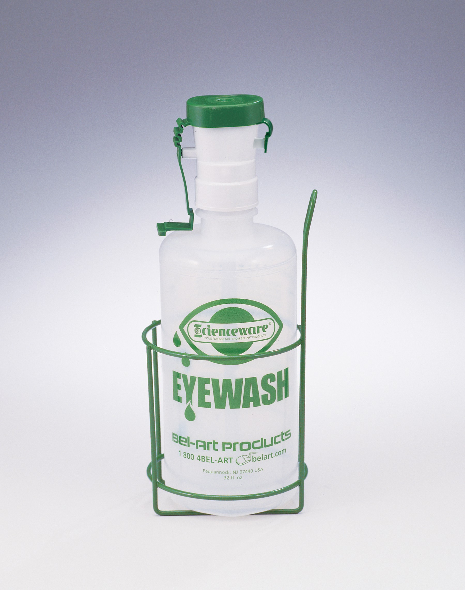 Poxygrid Eye Wash Bottle Wall Rack SP Scienceware