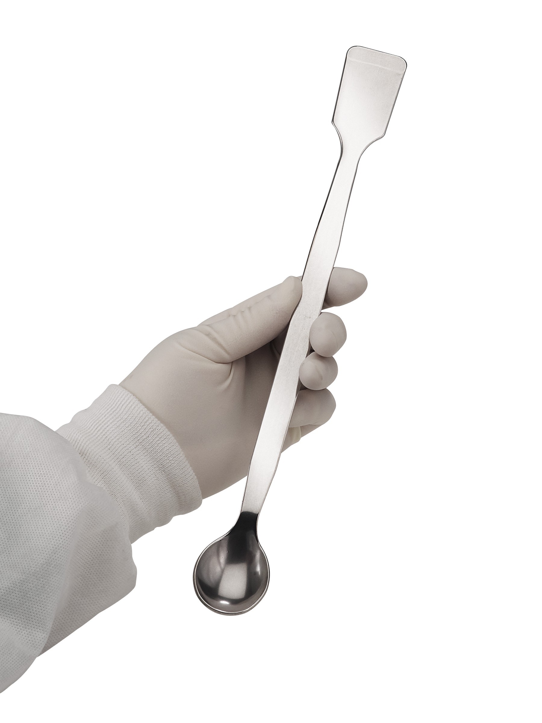 Stainless Steel Lab Spoon and Spatula