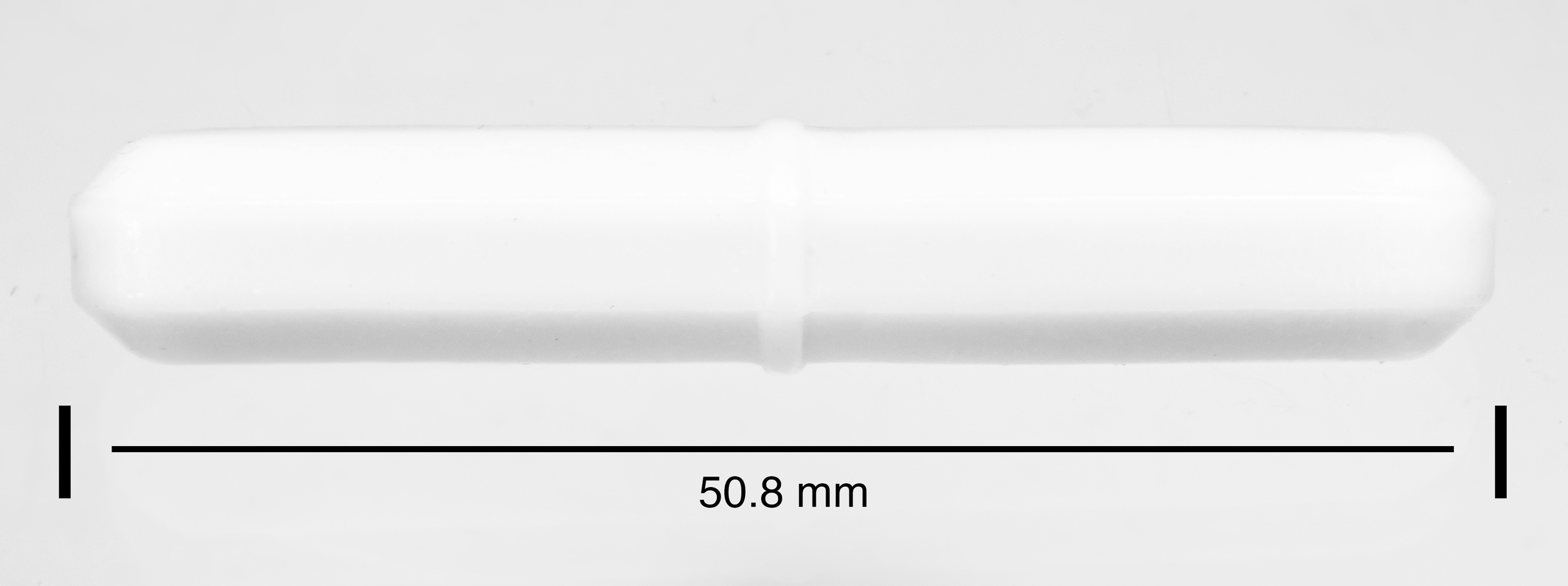 SP Bel-Art Spinbar Teflon Octagon Magnetic Stirring Bar; 50.8 x 8mm, White