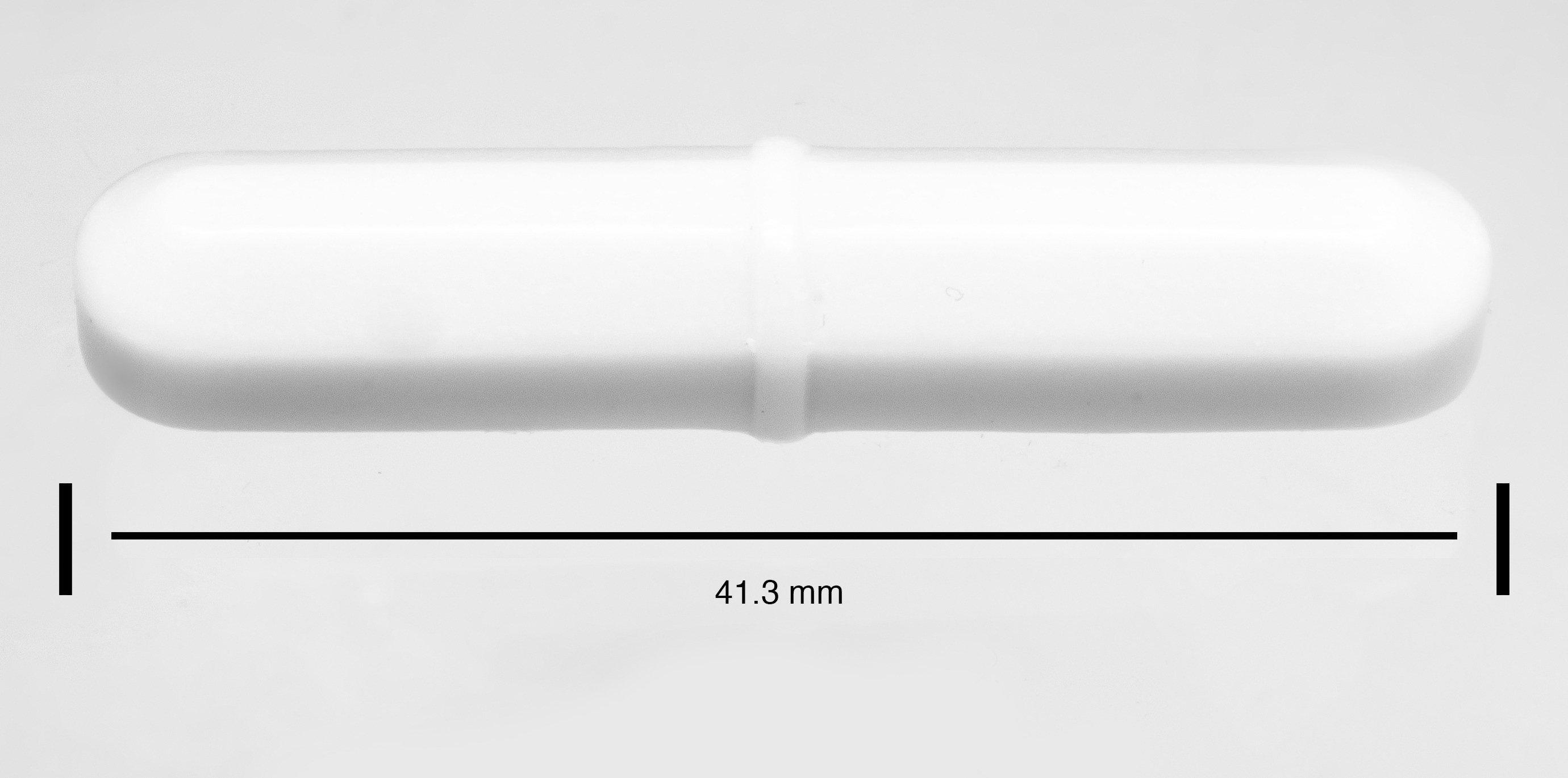 SP Bel-Art Spinbar Teflon Octagon Magnetic Stirring Bar; 41.3 x 8mm, White