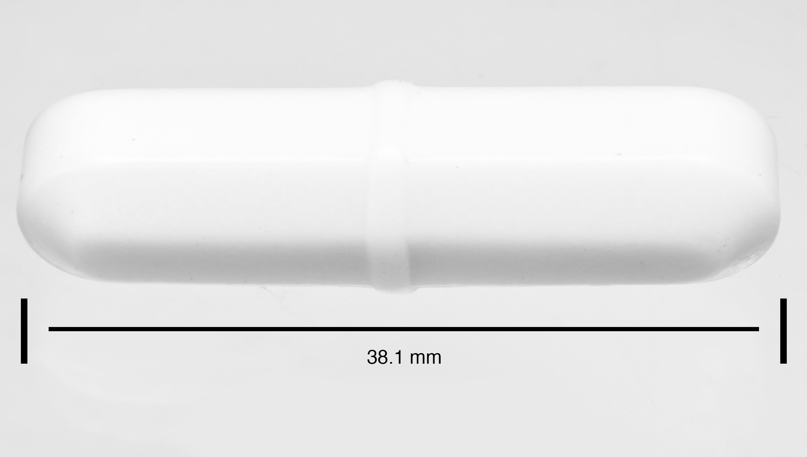 SP Bel-Art Spinbar Teflon Octagon Magnetic Stirring Bar; 38.1 x 9.5mm, White