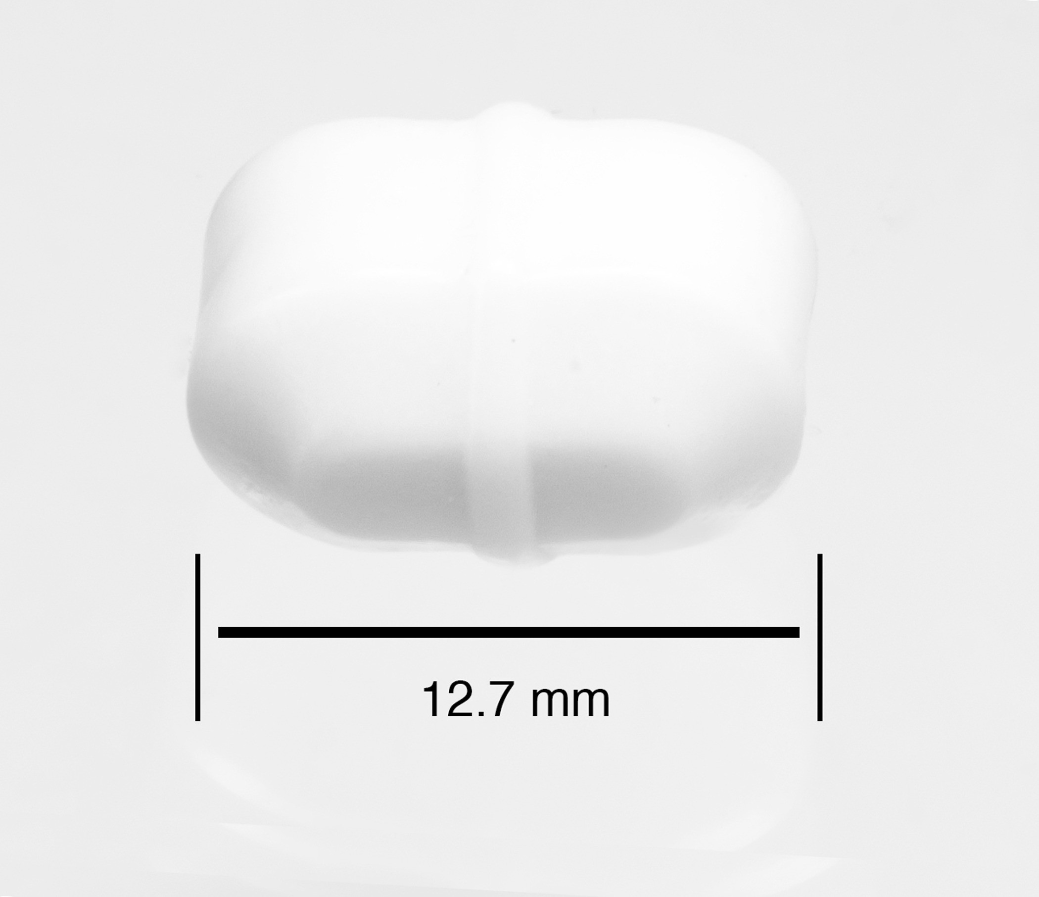 F37157-0005 Pack of 6 White Bel-Art Spinpak Teflon Octagon Magnetic Stirring Bar; 12.7 x 8mm 