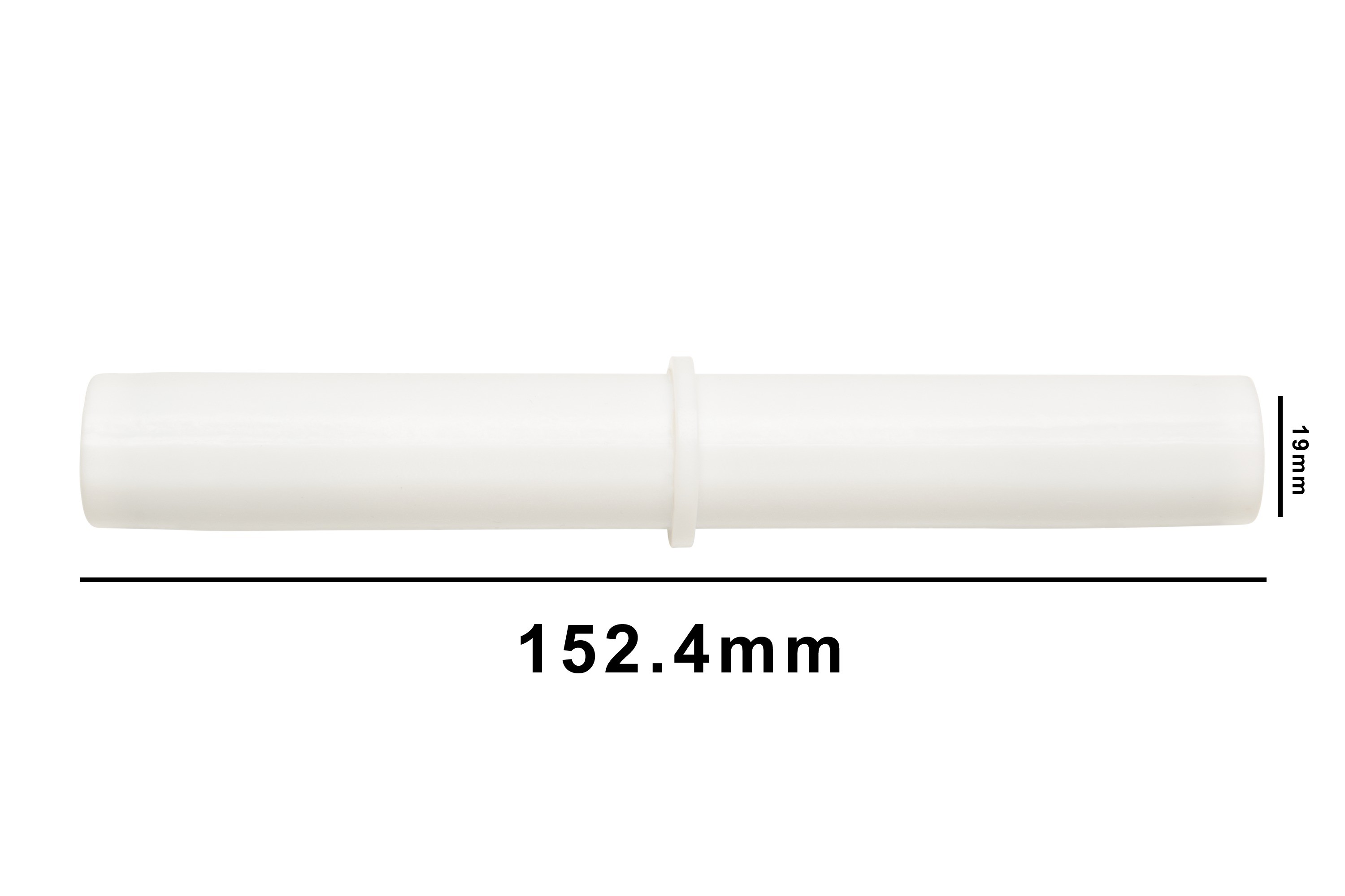 SP Bel-Art Spinbar Teflon Cylindrical Magnetic Stirring Bar; 152.4 x 19mm, White