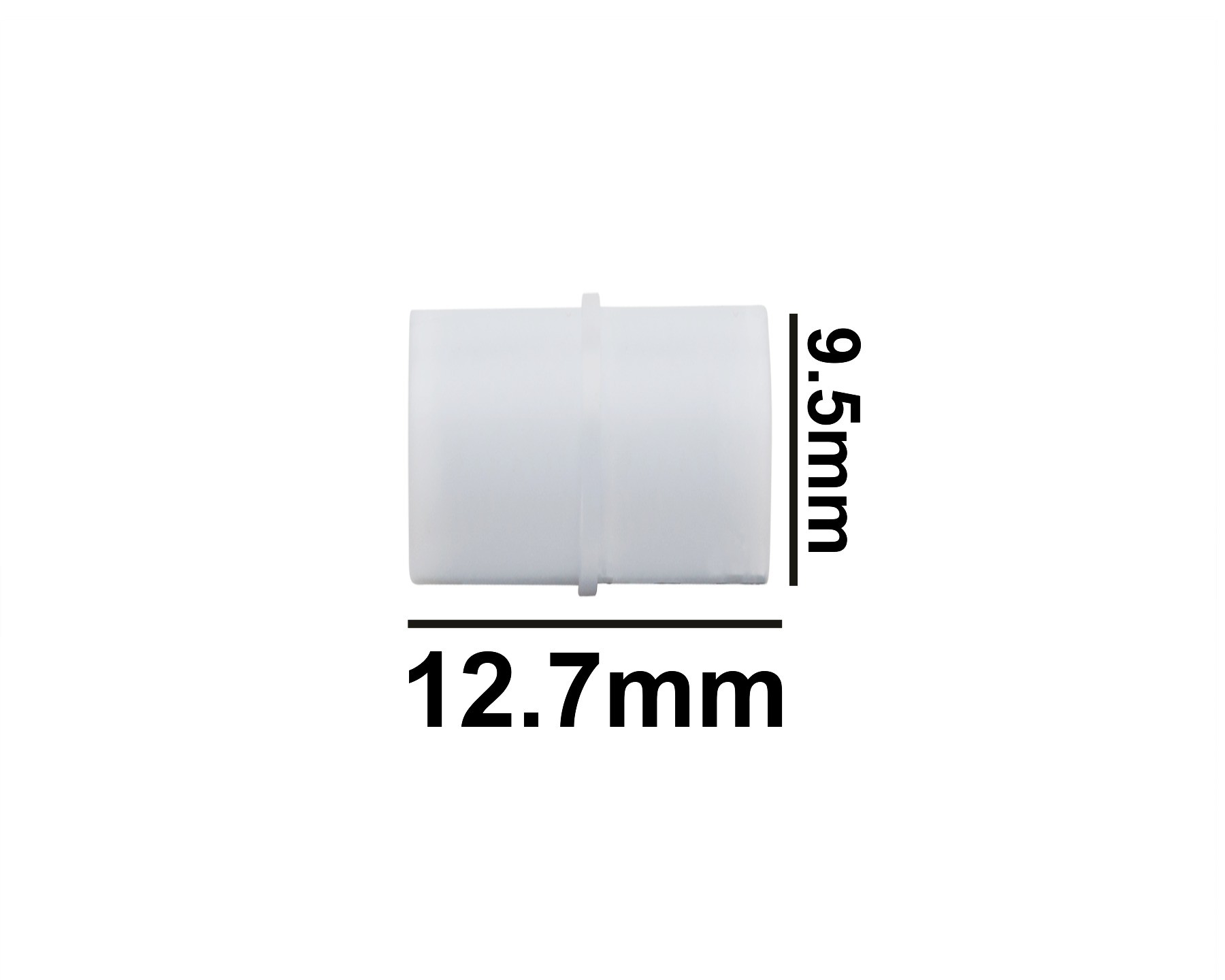SP Bel-Art Spinbar Teflon Cylindrical Magnetic Stirring Bar; 12.7 x 9.5mm, White