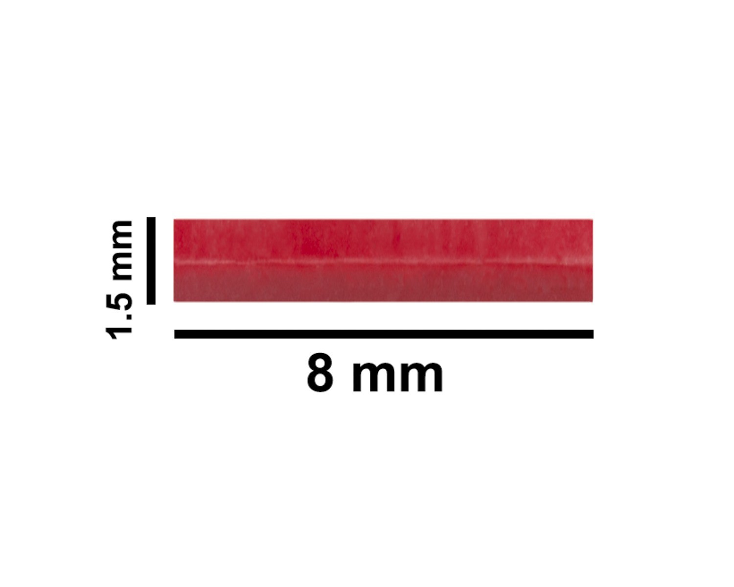 SP Bel-Art Spinbar Teflon Micro (Flea) Magnetic Stirring Bar; 8 x 1.5mm, Red