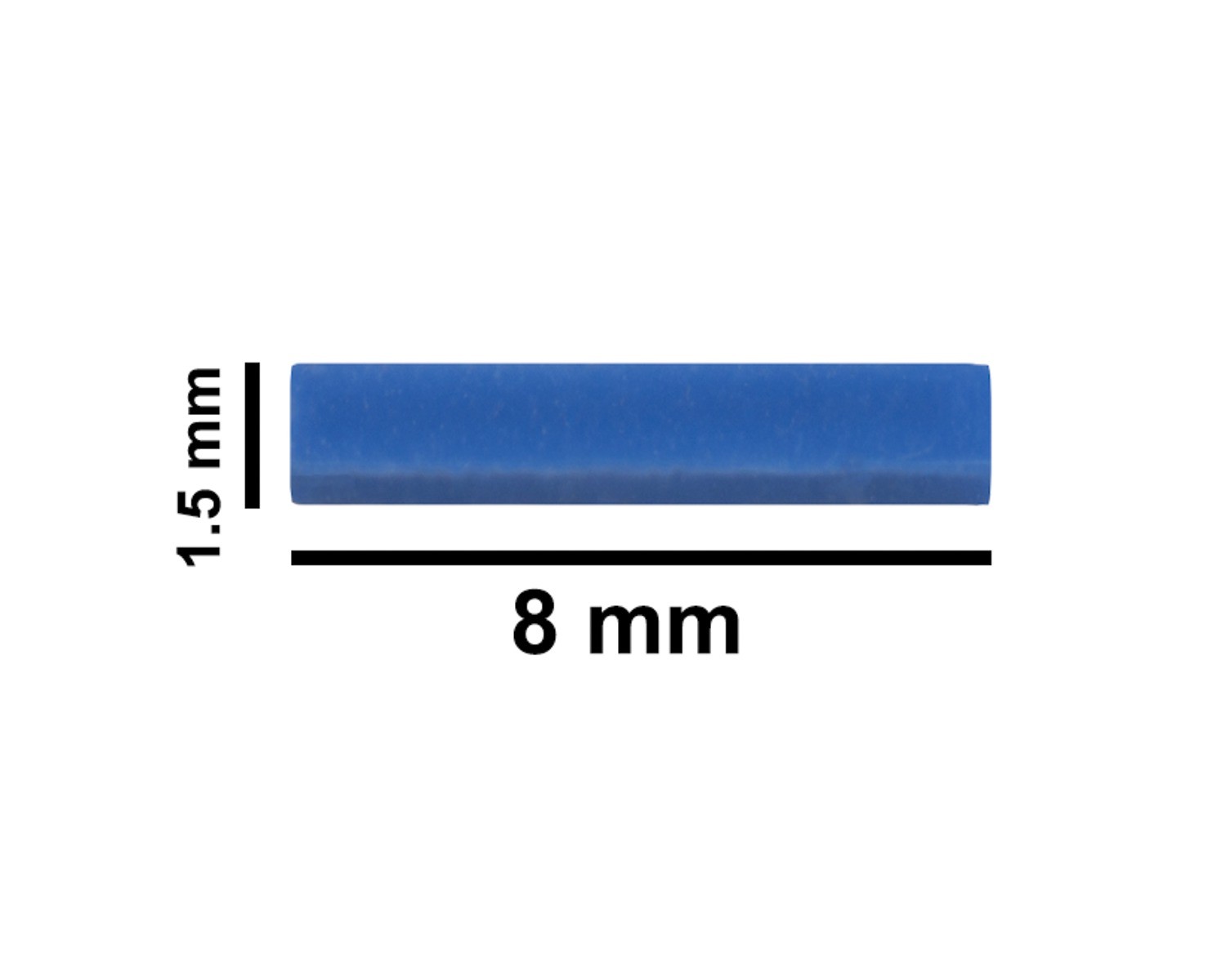 SP Bel-Art Spinbar Teflon Micro (Flea) Magnetic Stirring Bar; 8 x 1.5mm, Blue