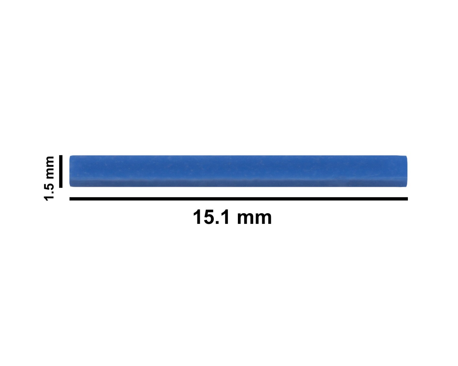 SP Bel-Art Spinbar Teflon Micro (Flea) Magnetic Stirring Bar; 15.1 x 1.5mm, Blue