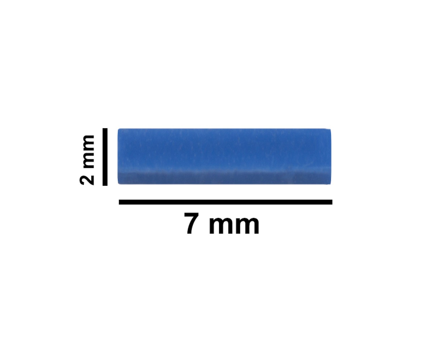SP Bel-Art Spinbar Teflon Micro (Flea) Magnetic Stirring Bar; 7 x 2mm, Blue