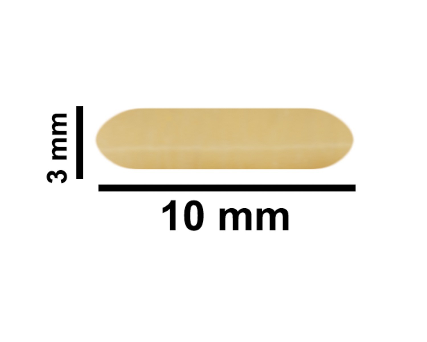 SP Bel-Art Spinbar Teflon Micro (Flea) Magnetic Stirring Bar; 10 x 3mm, Yellow