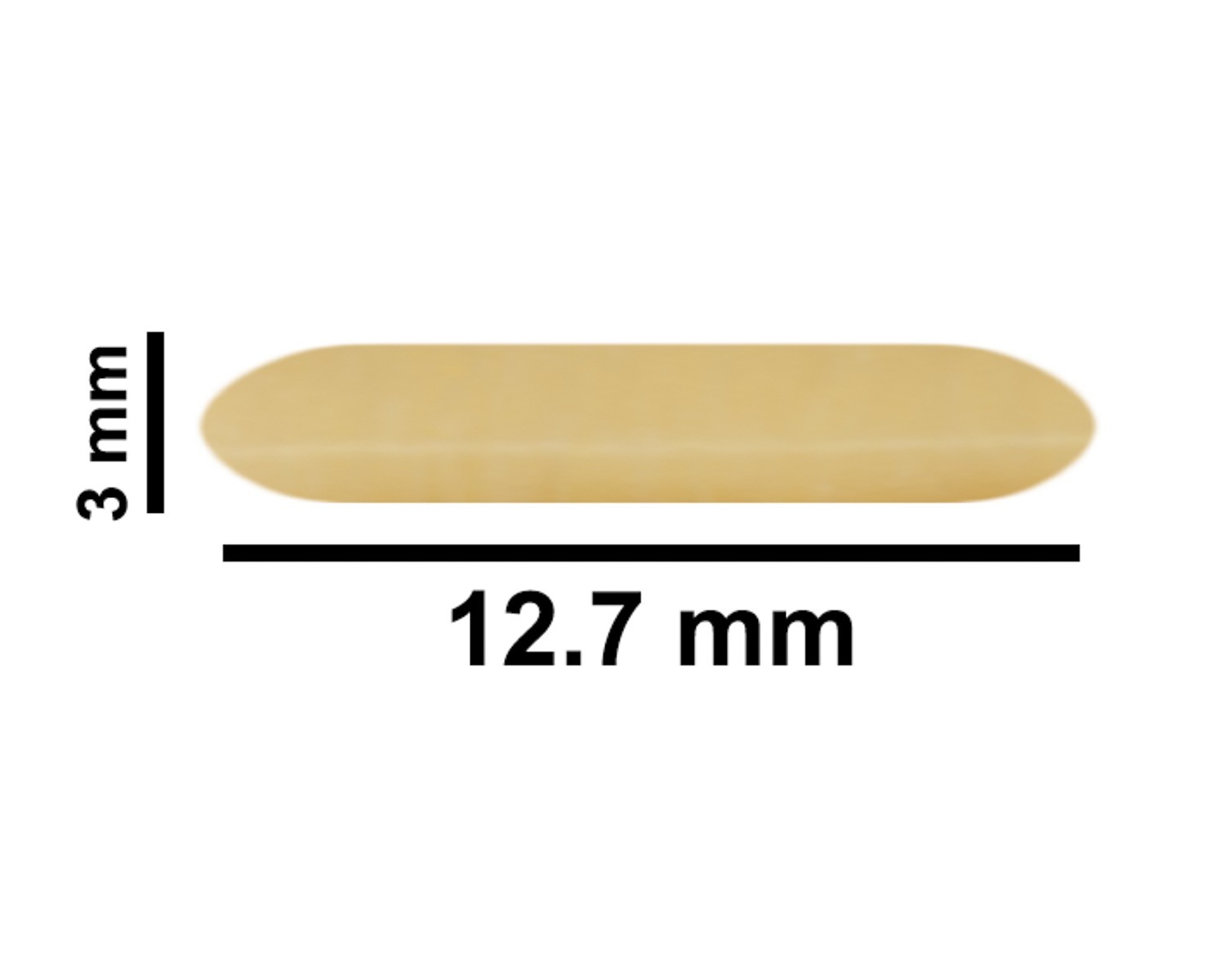 SP Bel-Art Spinbar Teflon Micro (Flea) Magnetic Stirring Bar; 12.7 x 3mm, Yellow