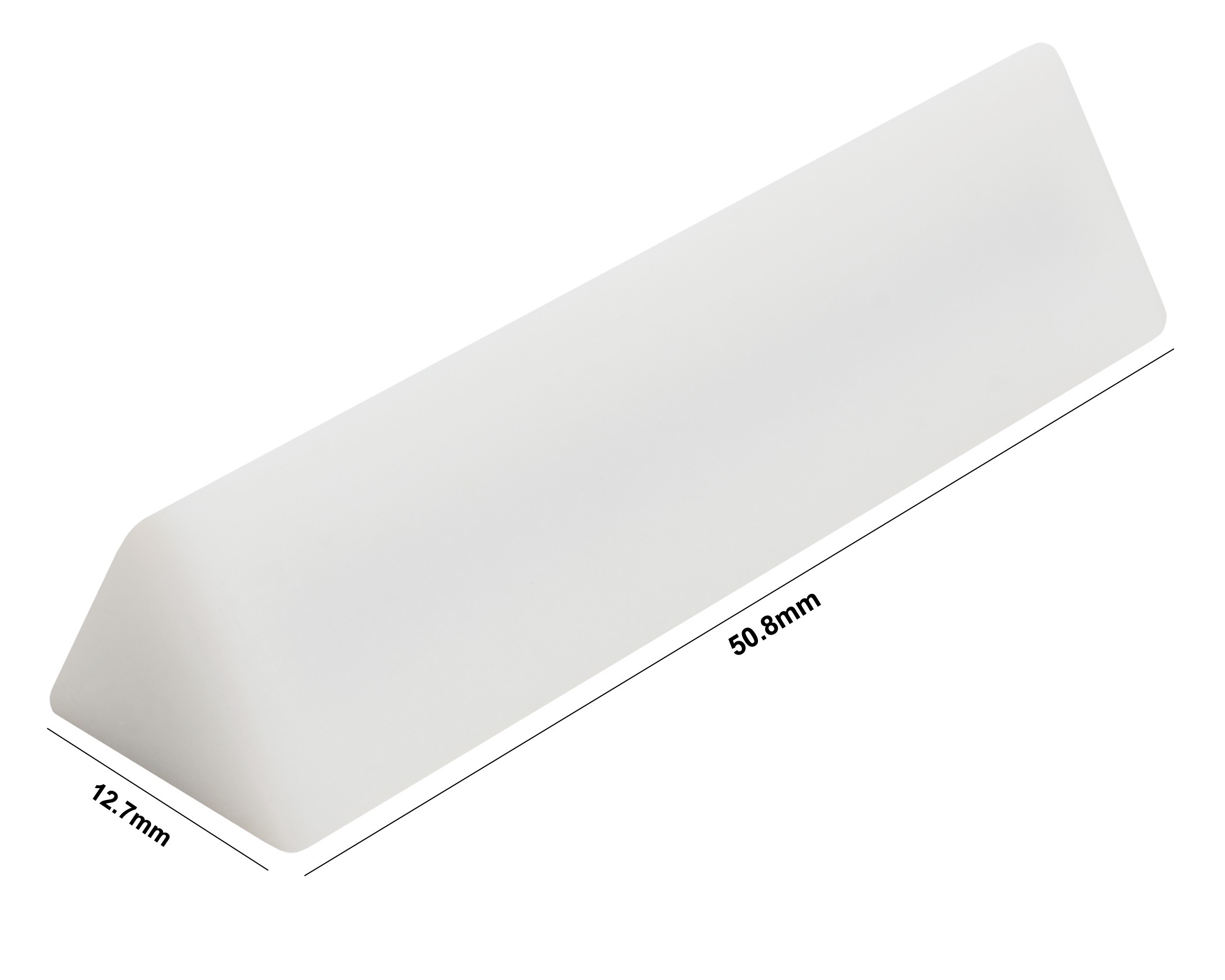 SP Bel-Art Spinwedge Teflon Magnetic Stirring Bar; 12.7 x 50.8mm, White