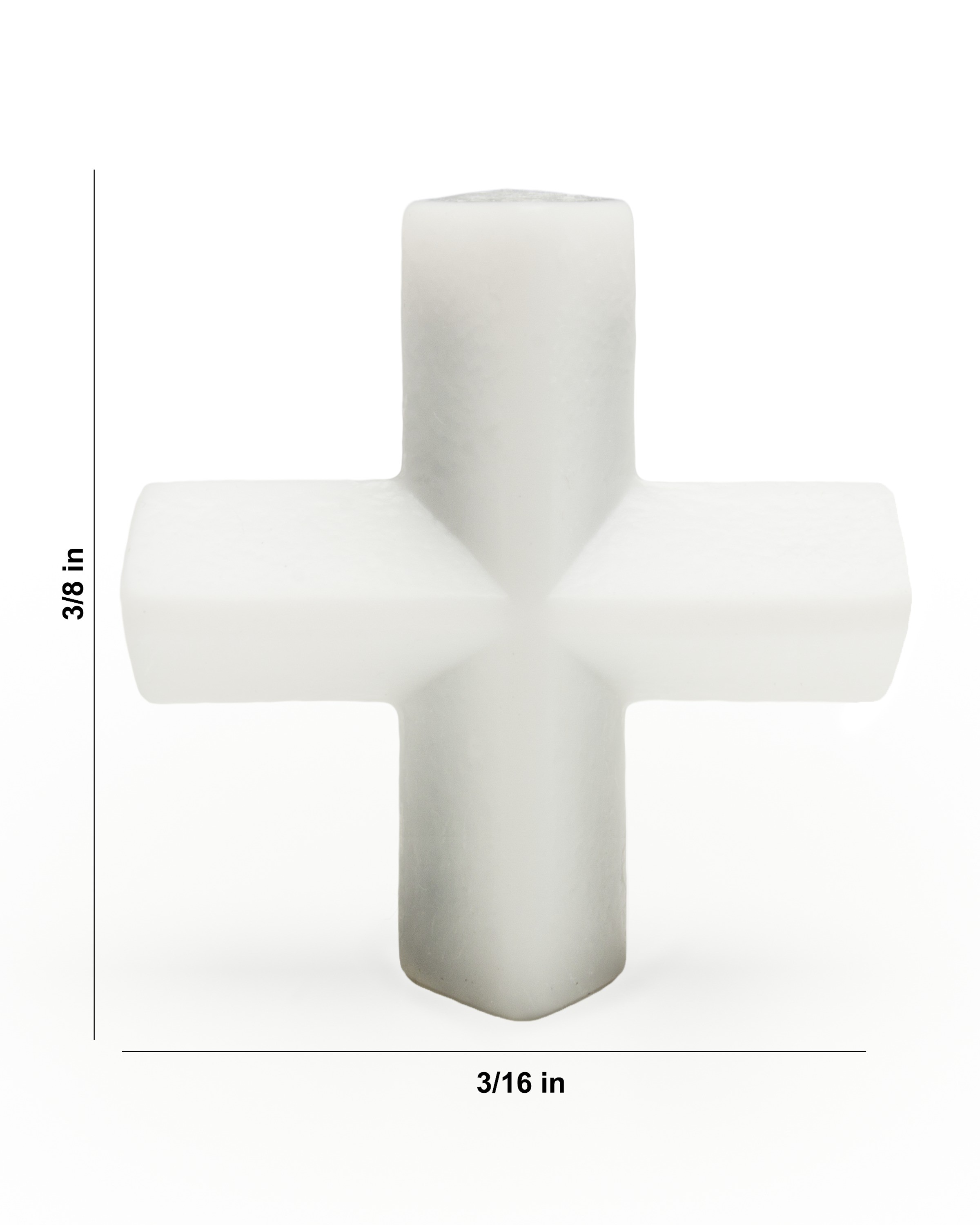 SP Bel-Art Spinplus Teflon Magnetic Stirring Bar; 9.5 x 4.7mm, White