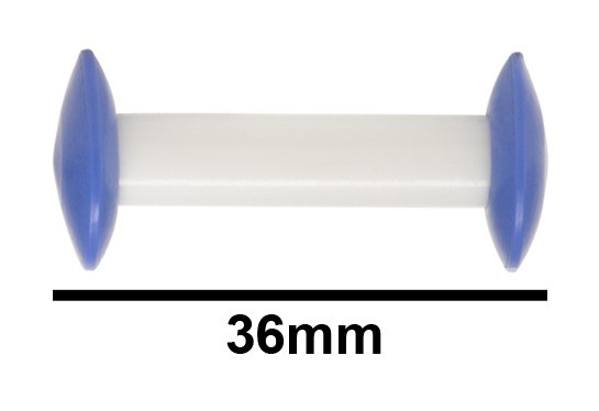 SP Bel-Art Circulus Teflon Magnetic Stirring Bar; 36mm Length, Blue