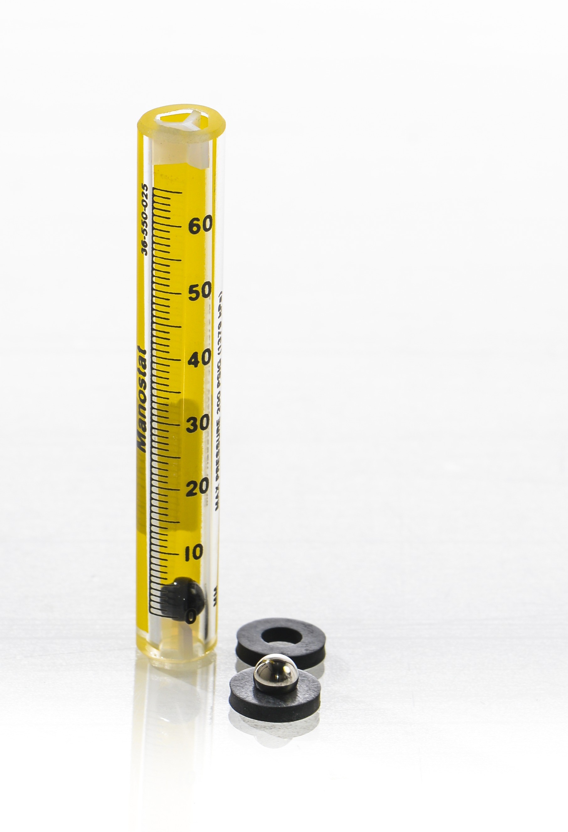 SP Bel-Art Riteflow Borosilicate Glass Unmounted Flowmeter; 65mm Scale, Size 5