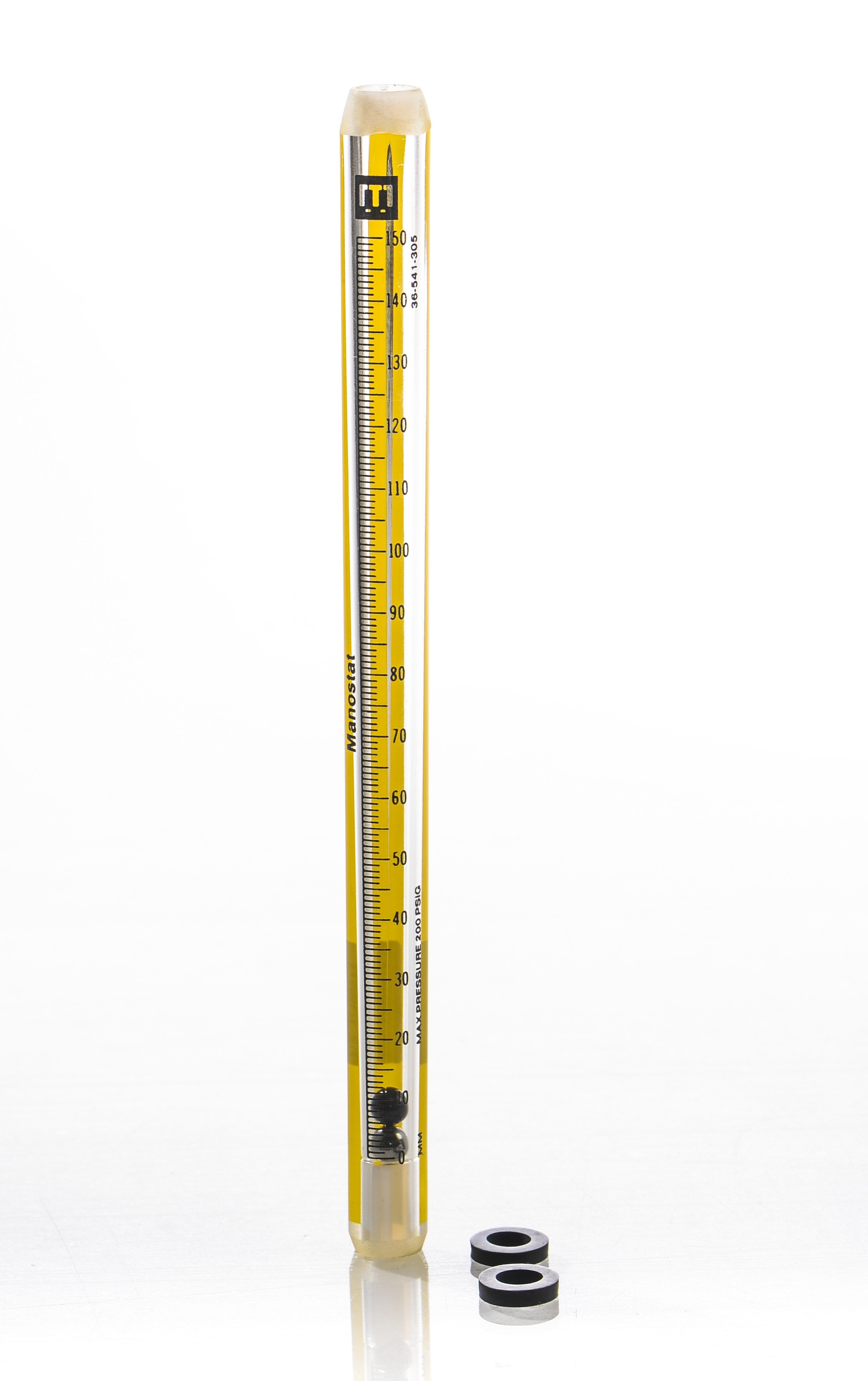 SP Bel-Art Riteflow Borosilicate Glass Unmounted Flowmeter; 150mm Scale, Size 5