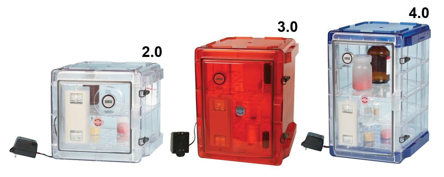 Secador 2.0, 3.0 and 4.0 Vertical Auto-Desiccator Cabinets