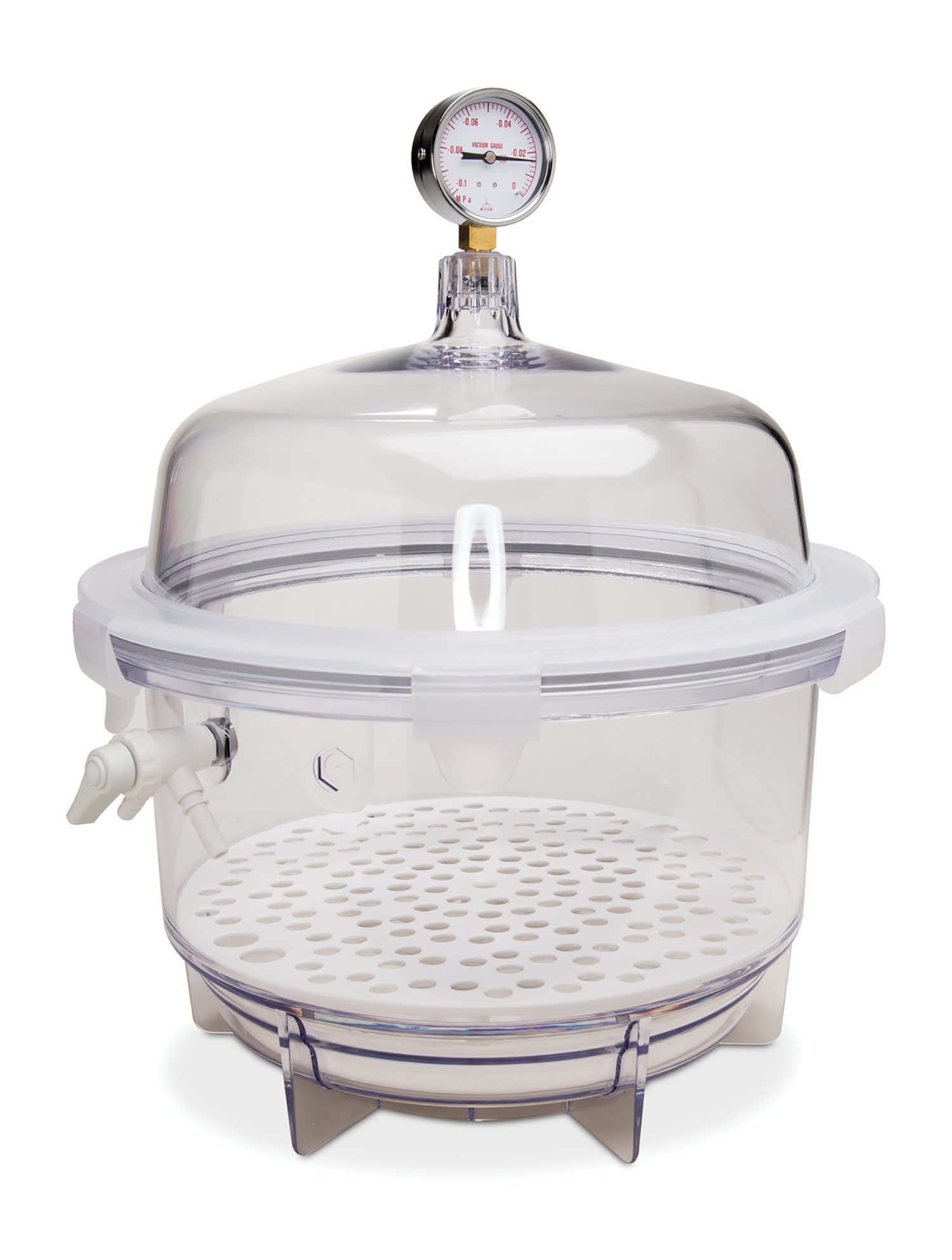Bel-Art Products 42022-0000 Space Saver Clear Base Vacuum Desiccator