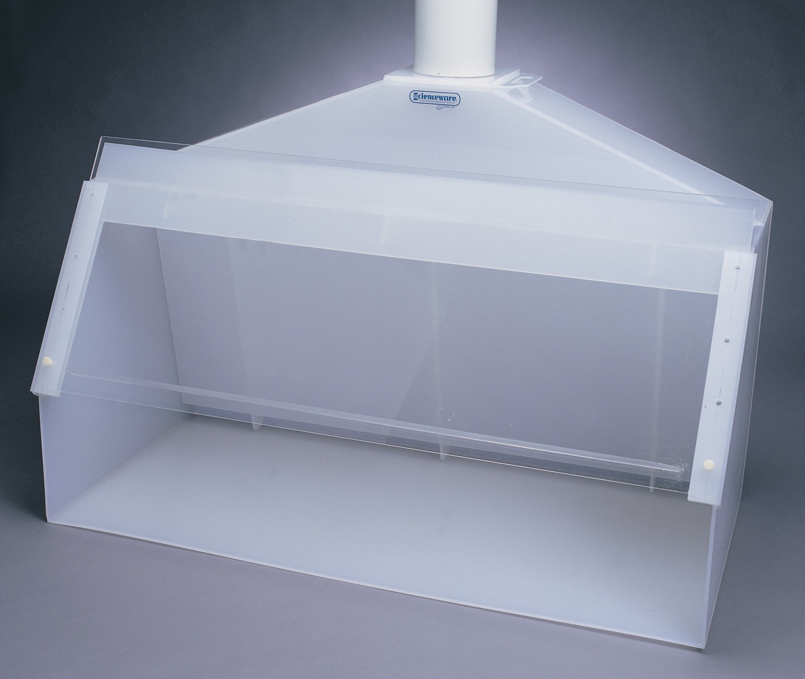 BelArt Fabricated Polypropylene Fume Hood with Acrylic Sash; 48 x 24 x