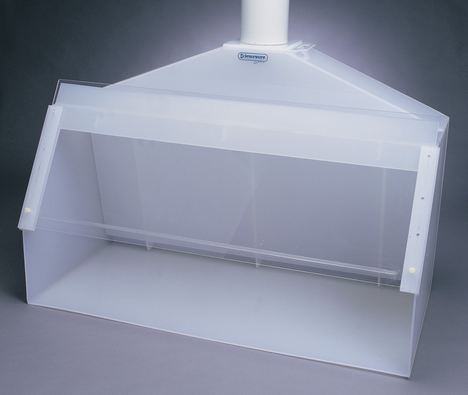 BelArt Fabricated Polypropylene Fume Hood with Acrylic Sash; 48 x 24 x
