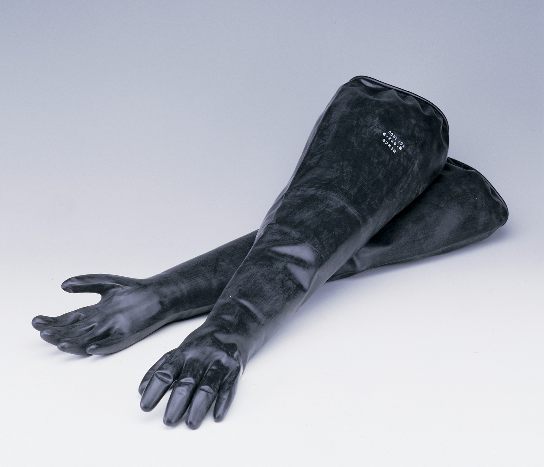 SP Bel-Art Glove Box Neoprene Sleeved Gloves; Size 8 