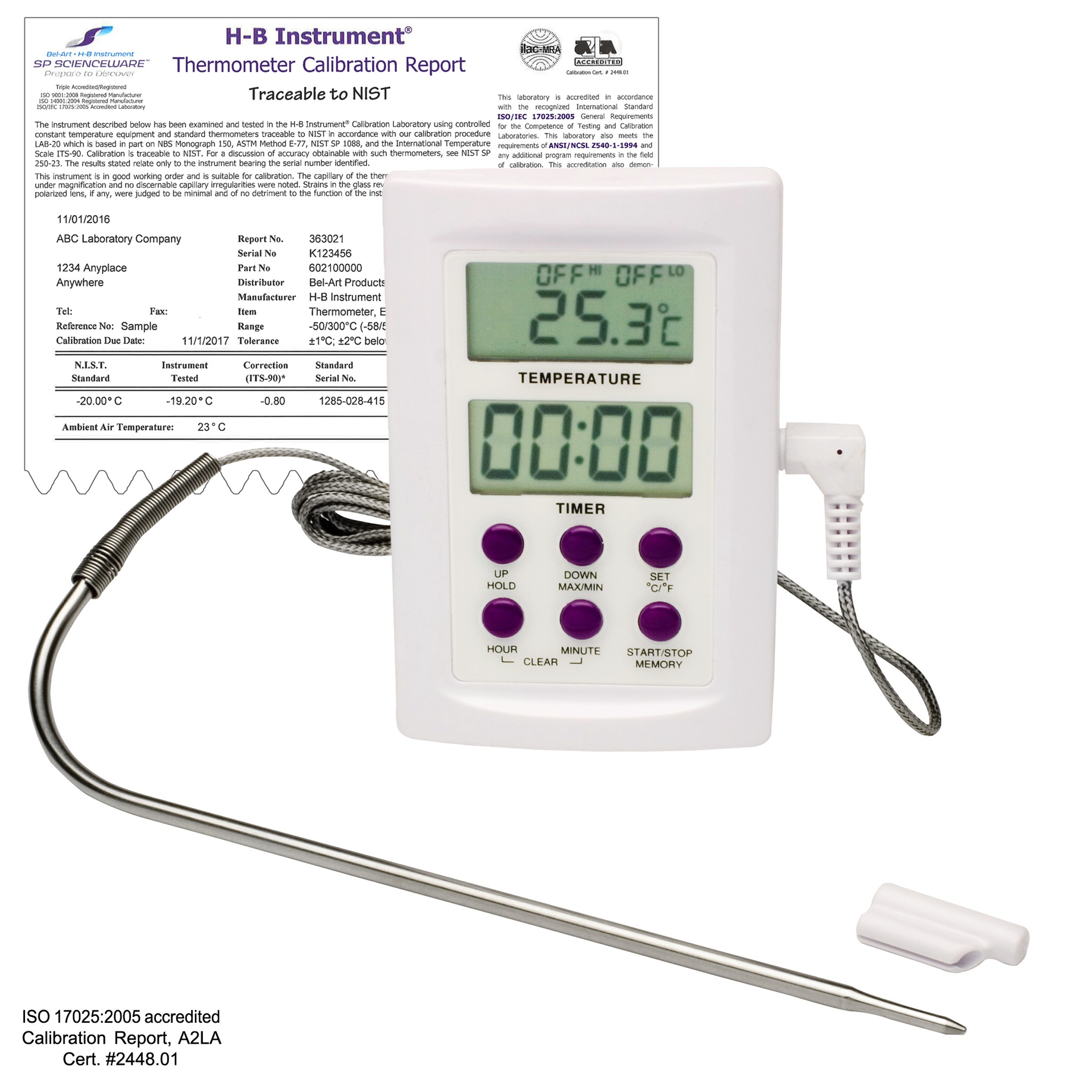 SP BelArt SP BelArt, HB DURAC Calibrated Electronic Thermometer