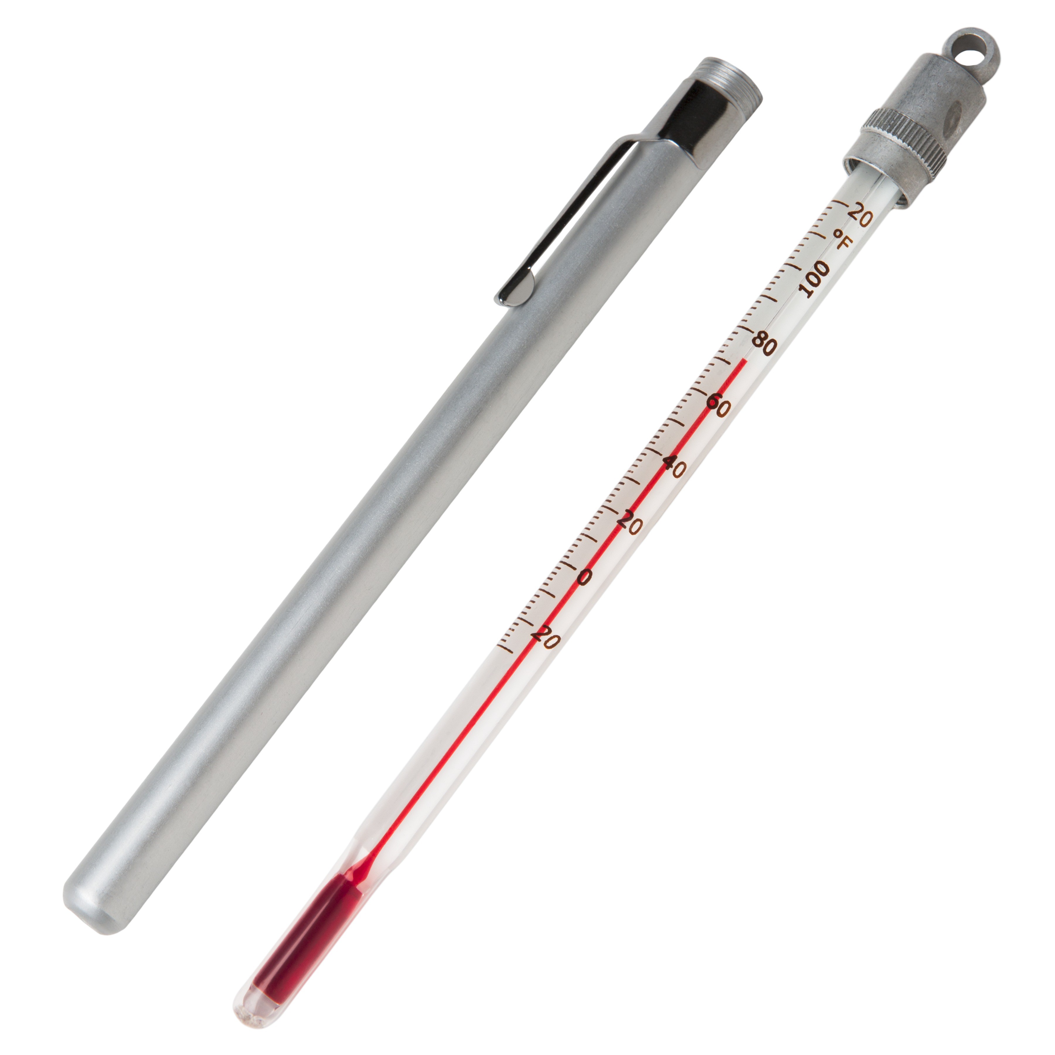 H-B DURAC Asphalt Test Liquid-In-Glass Thermometer; Total Immersion, Organic Liquid Fill