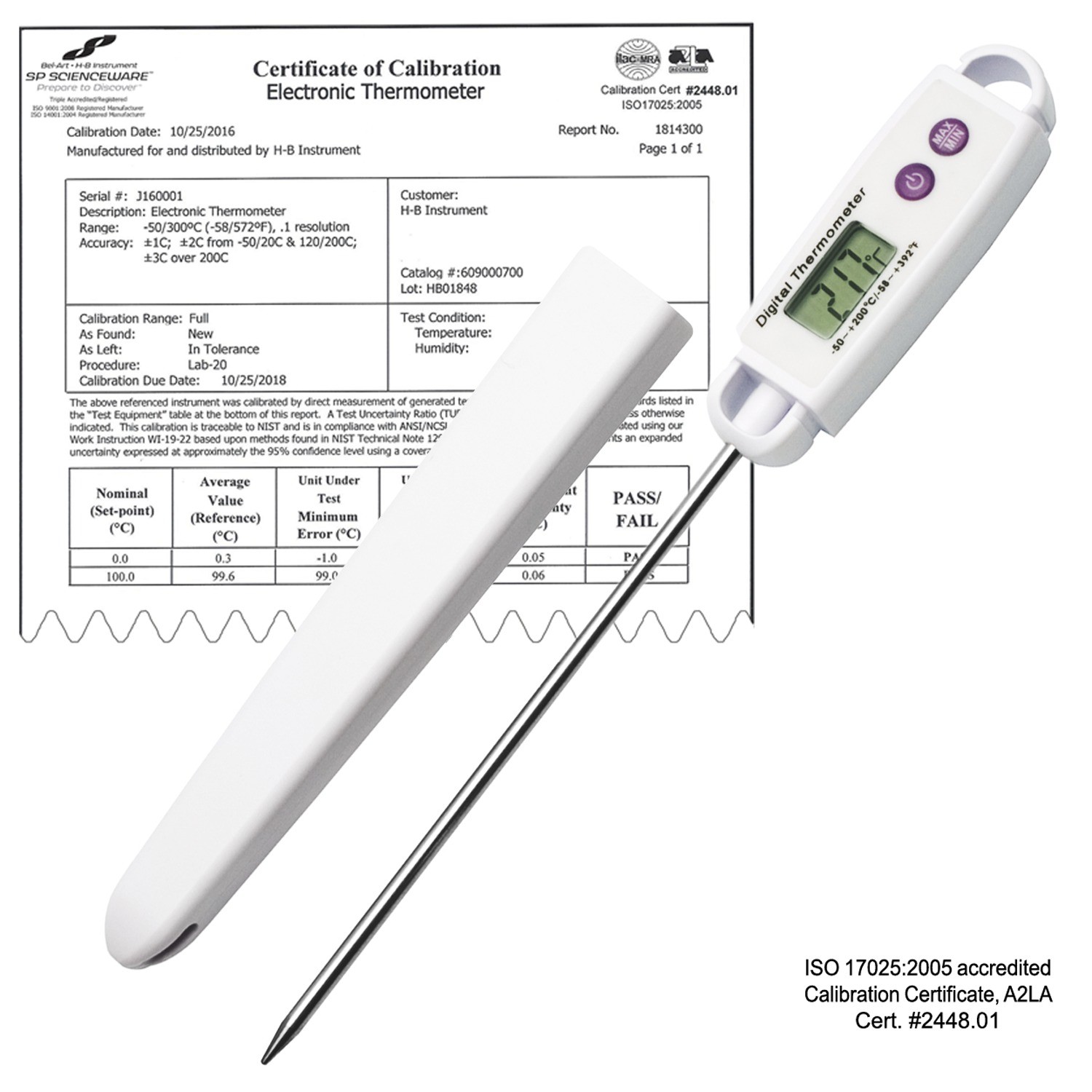 SP Bel Art SP Bel Art H B DURAC Calibrated Electronic Stainless
