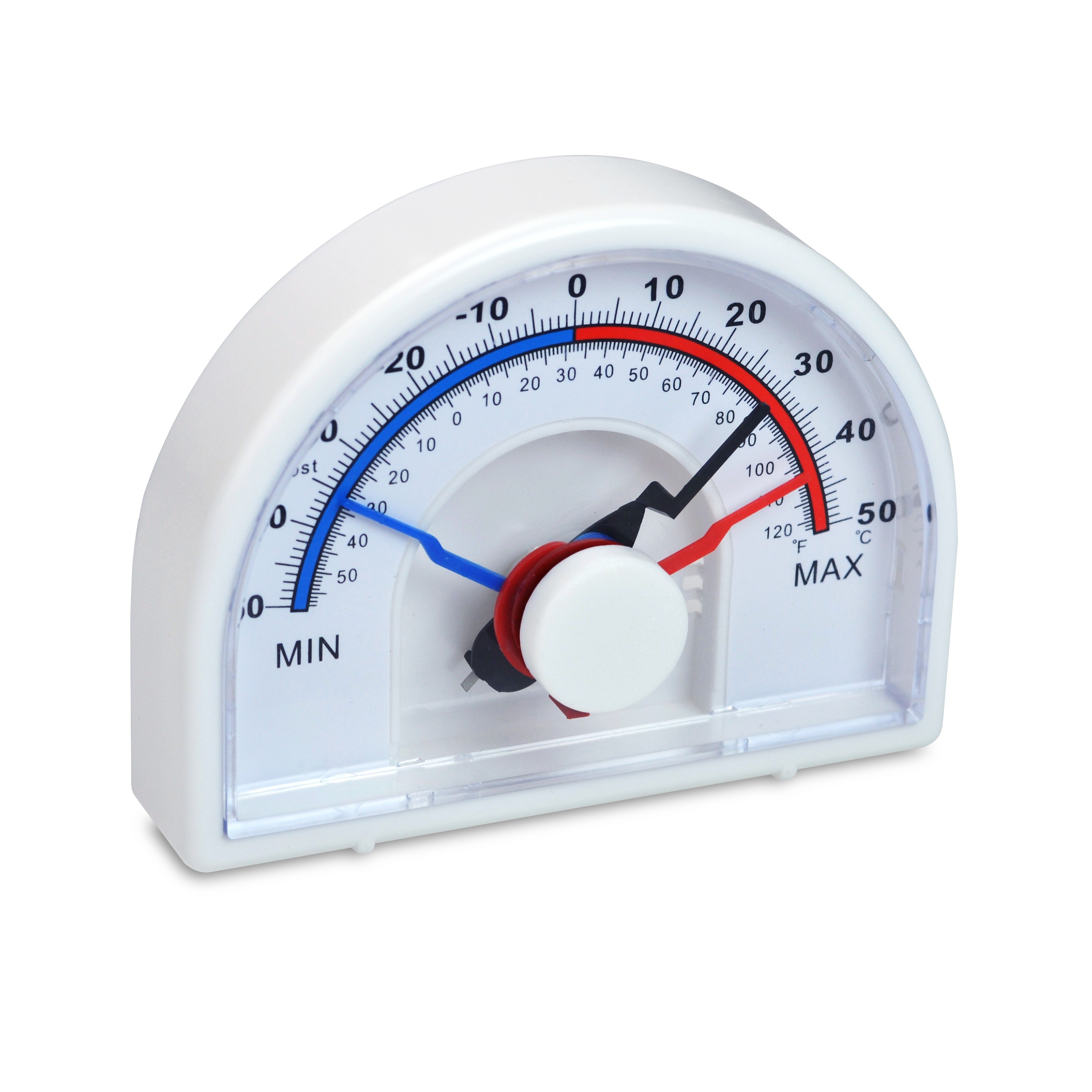 4501 RICHTER Bimetall Thermometer Chromrand Magnethalter justierbar HR Art 