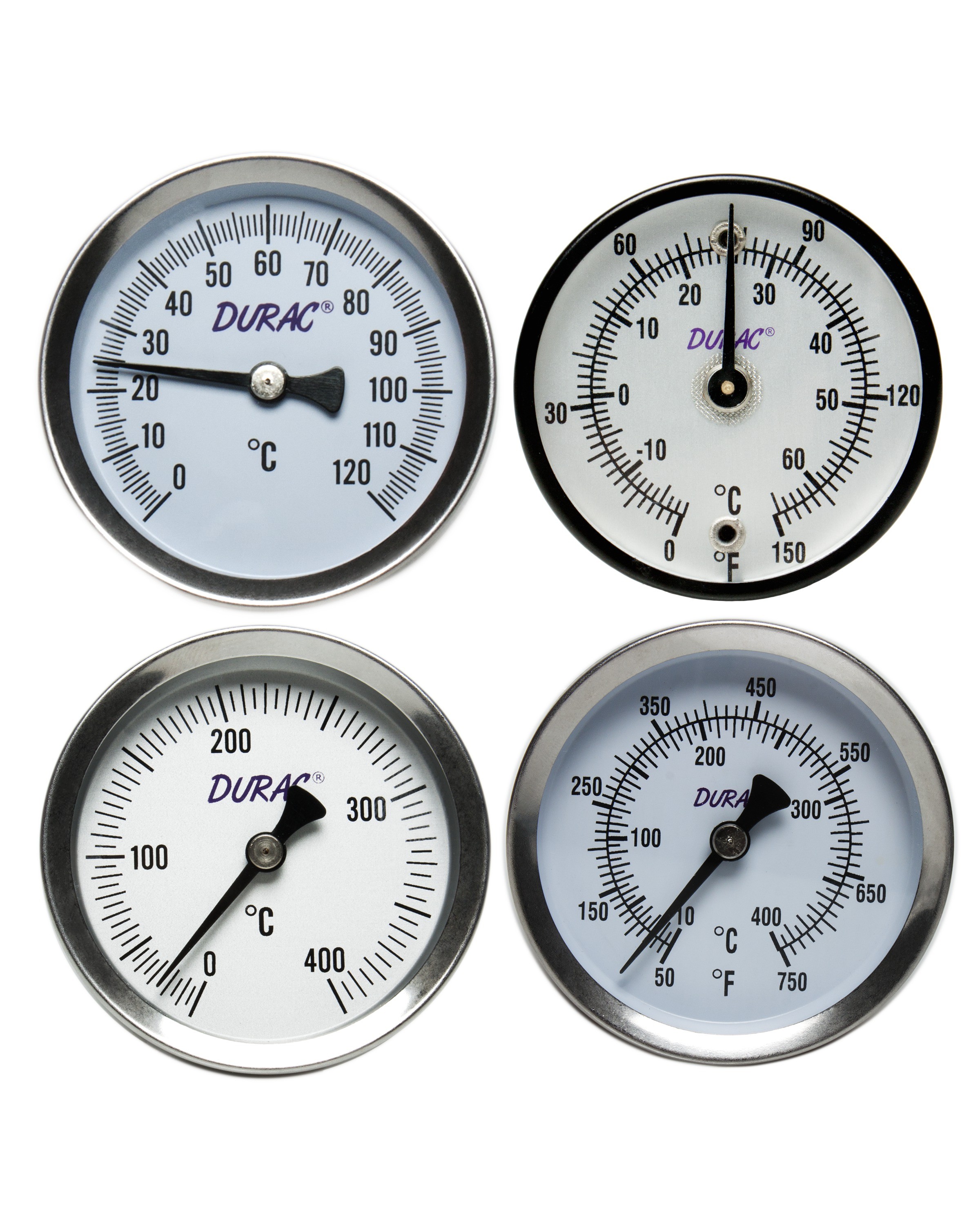 H-B DURAC Bi-Metallic Surface Temperature Thermometers