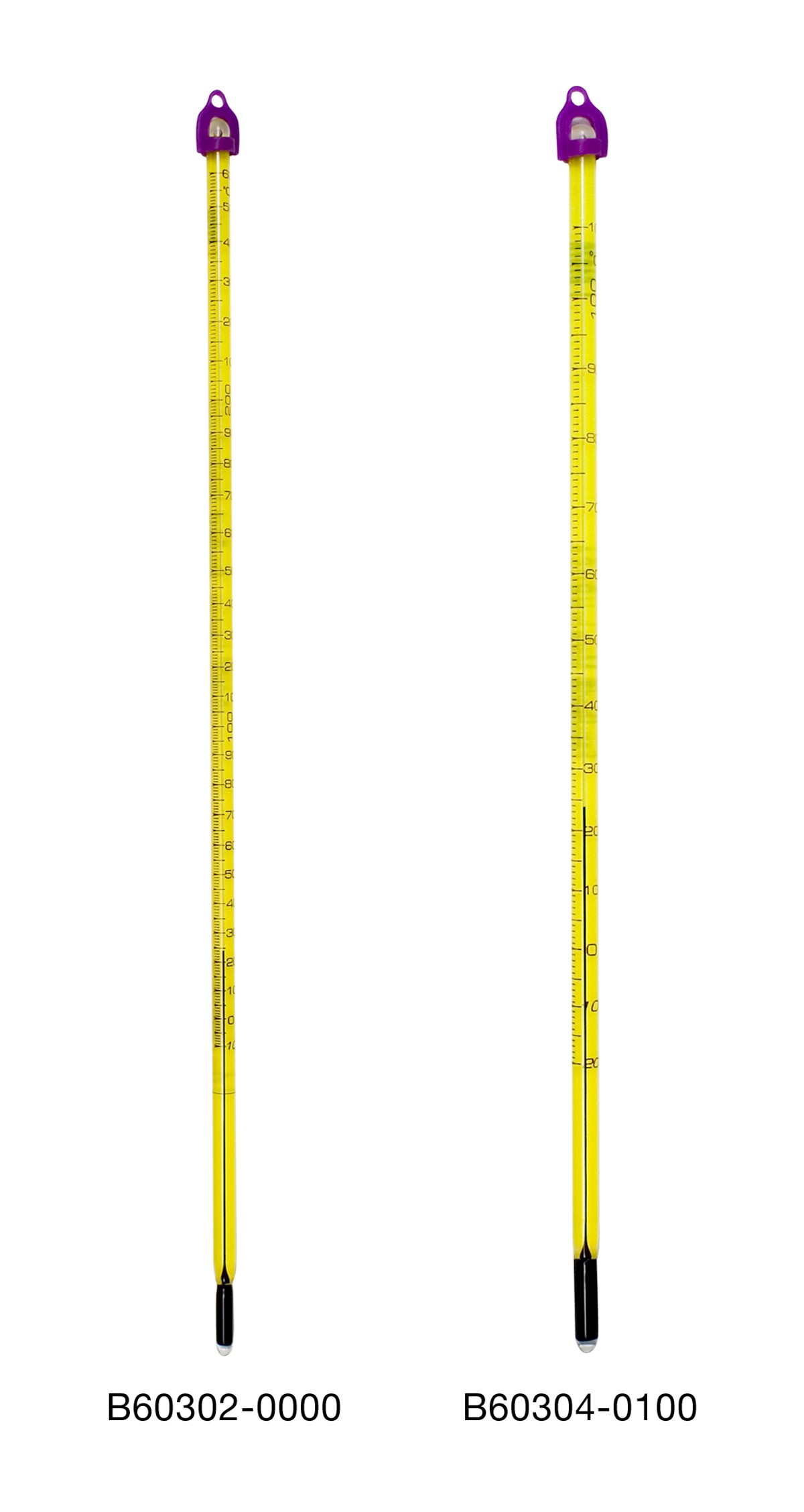 H-B Easy-Read Environmentally Friendly, General Purpose Liquid-In-Glass Laboratory Thermometers