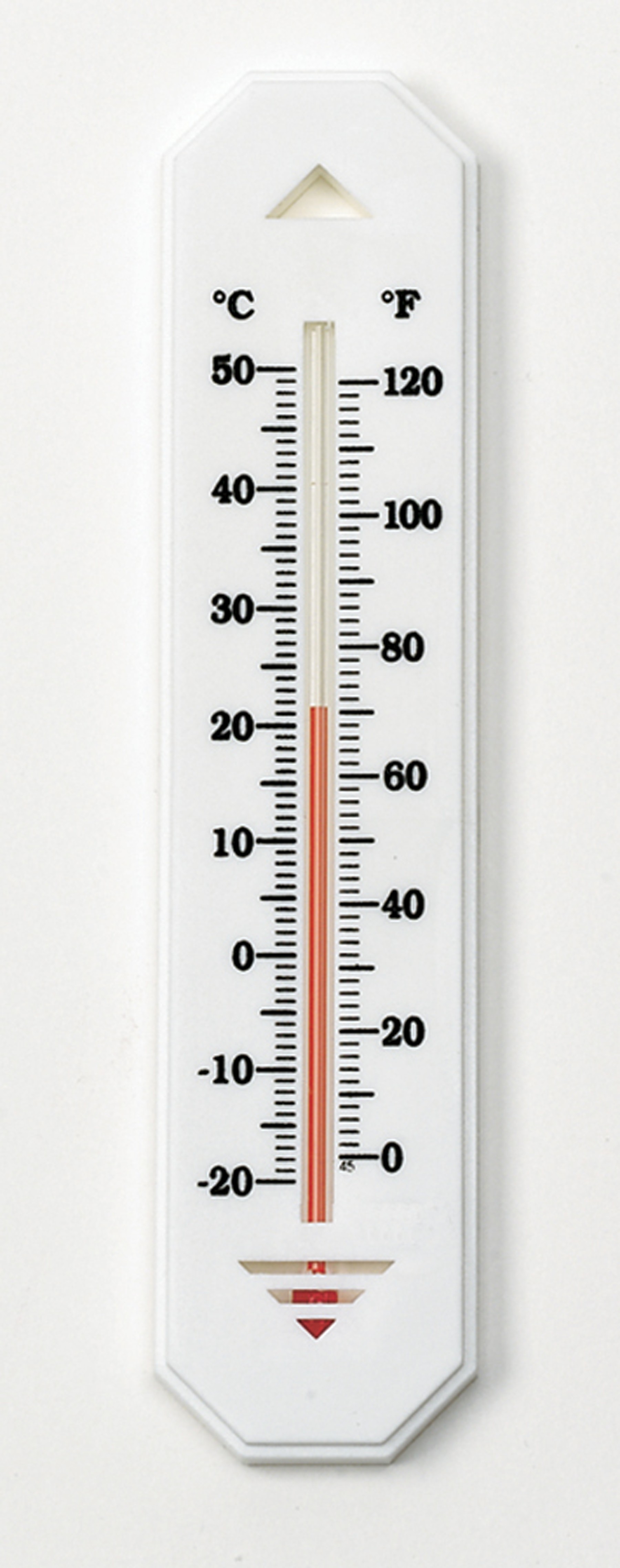 Liquid temperature clearance thermometer