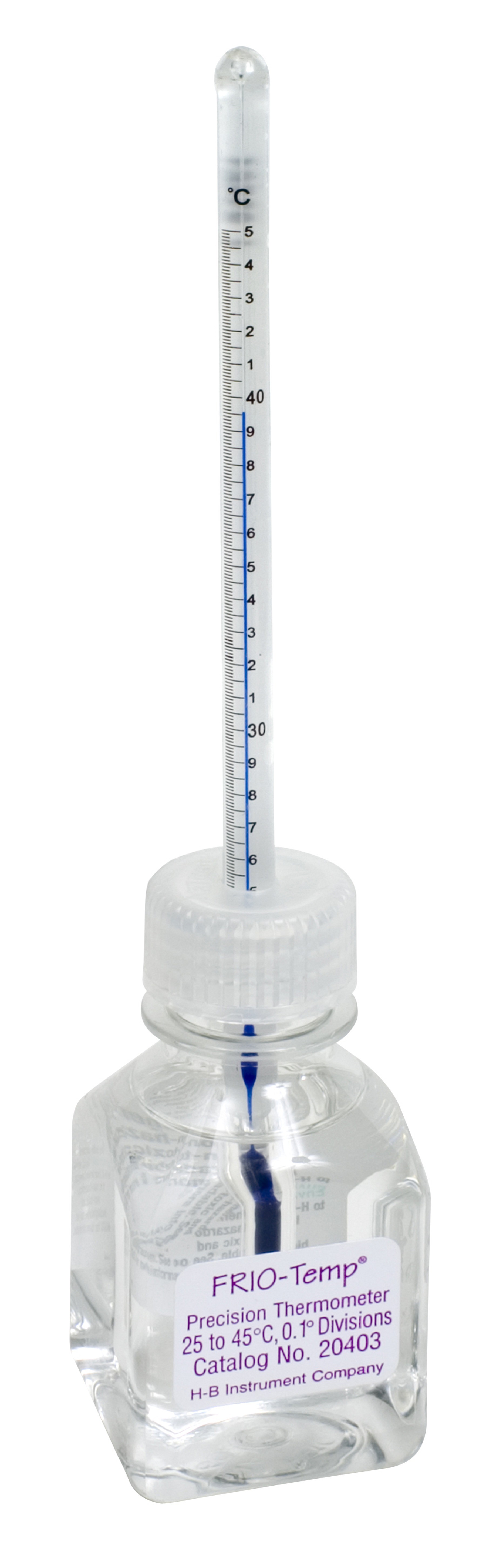 Bel-Art General Purpose Liquid-In-Glass Laboratory Thermometer -20