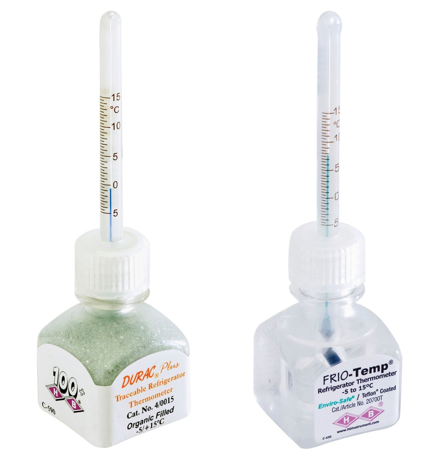 H-B FRIO-Temp and DURAC Plus Blood Bank Verification Thermometers; Traceable to NIST
