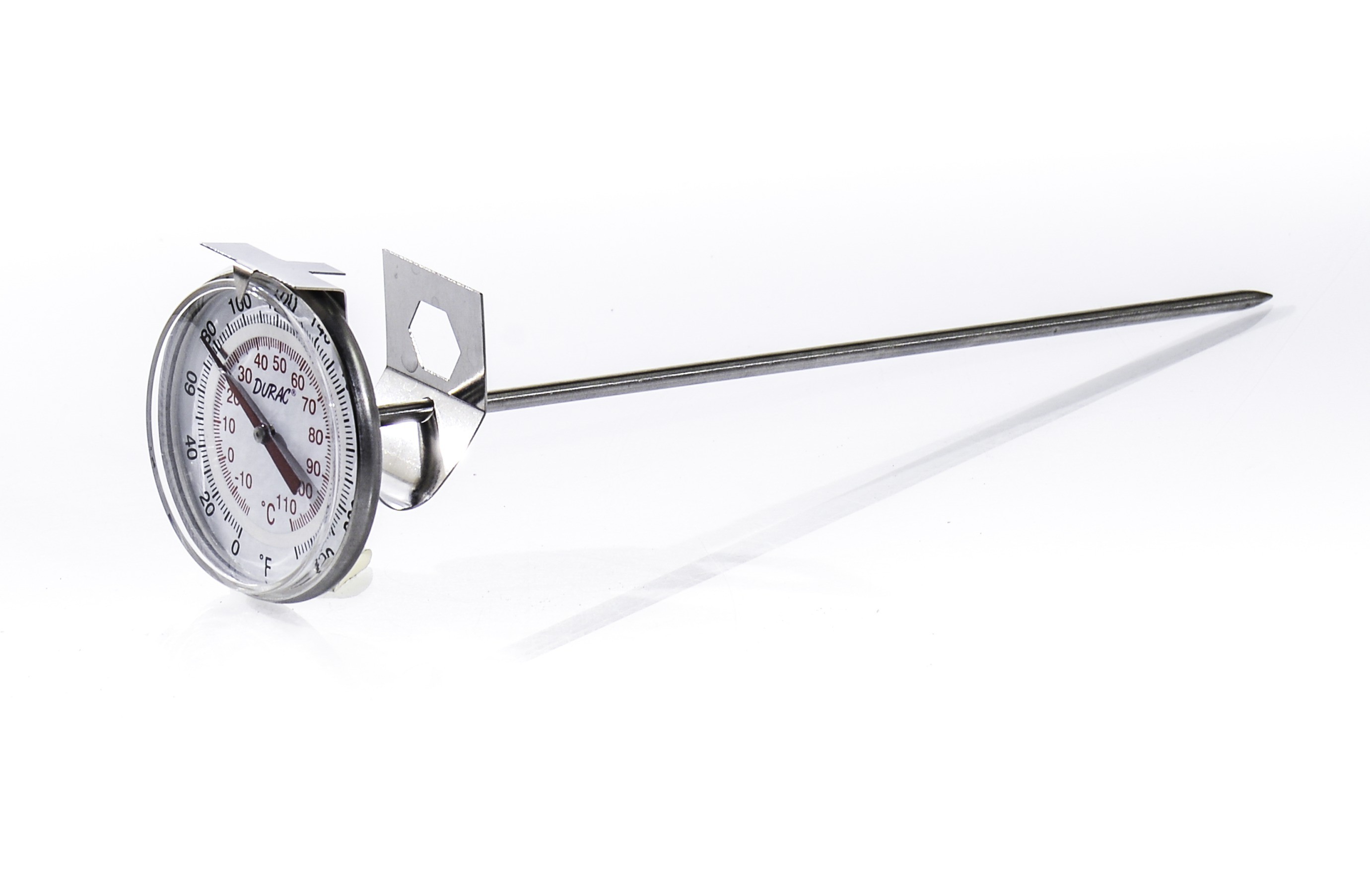 SP Bel-Art, H-B DURAC Bi-Metallic Thermometer; -10 to 110C (0 to 220F), 50mm Dial