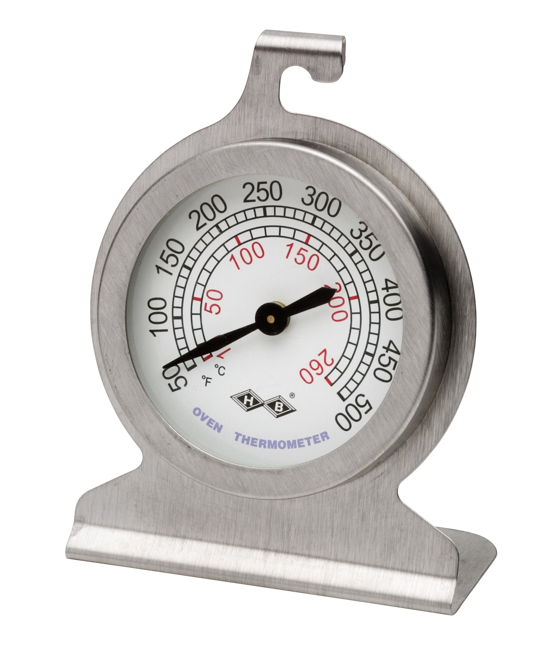 SP Bel-Art, H-B DURAC Bi-Metallic Oven Thermometer; 10 to 260C (50 to 500F)