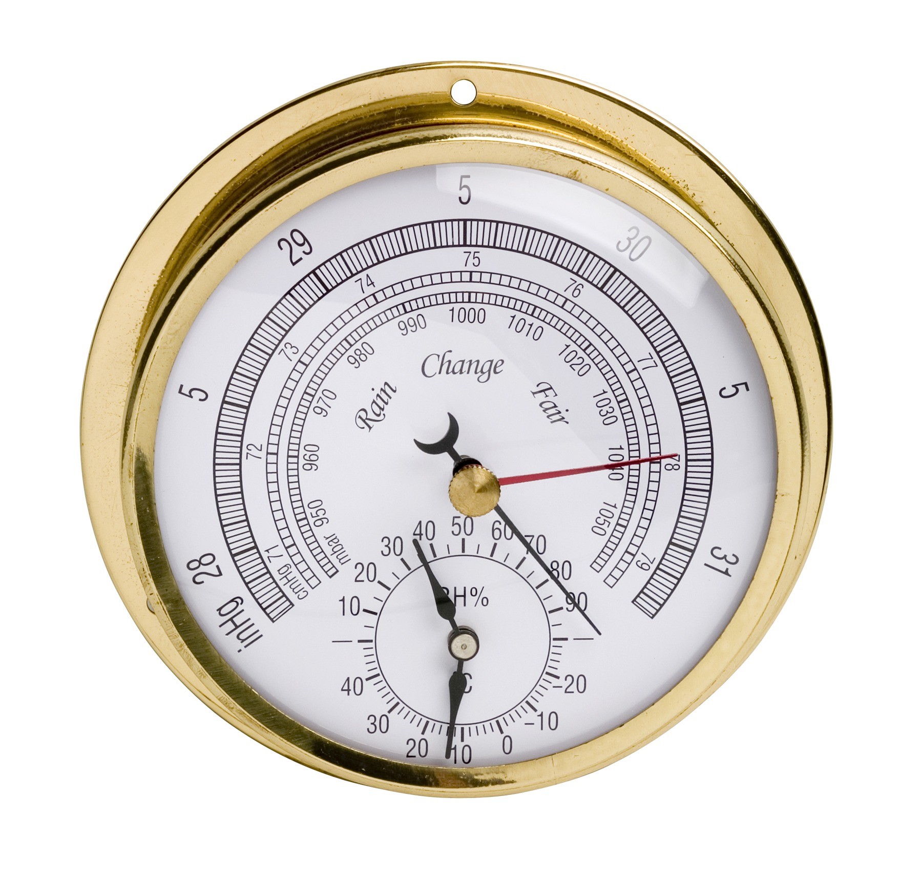 SP Bel-Art, H-B DURAC Thermometer-Hygrometer-Barometer; -30/50C, 0/100 Percent Humidity Range