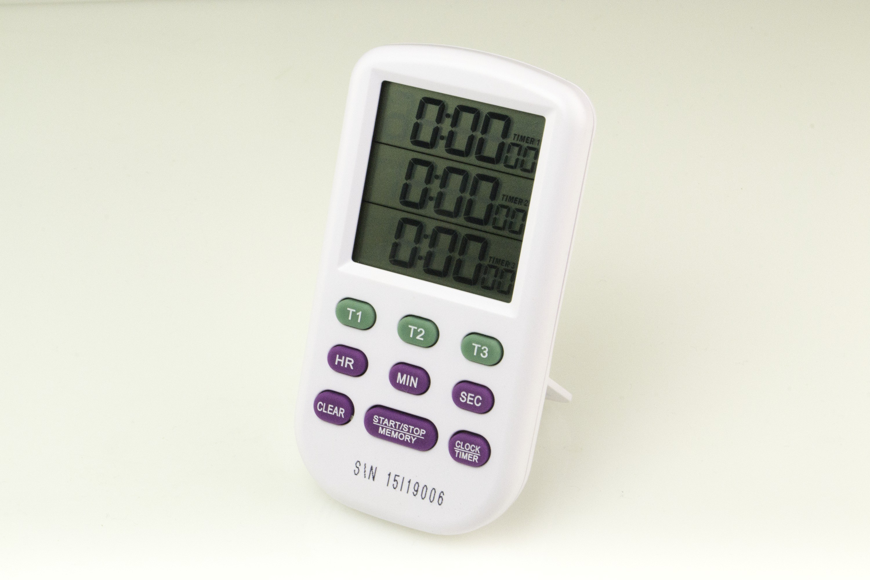 SP Bel-Art, H-B DURAC 3-Channel Electronic Timer and Clock with Certificate of Calibration