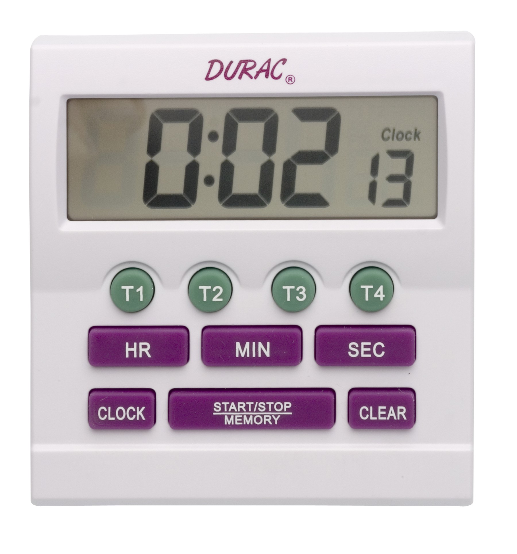 H-B DURAC 4-Channel Electronic Timer and Clock with Certificate of Calibration