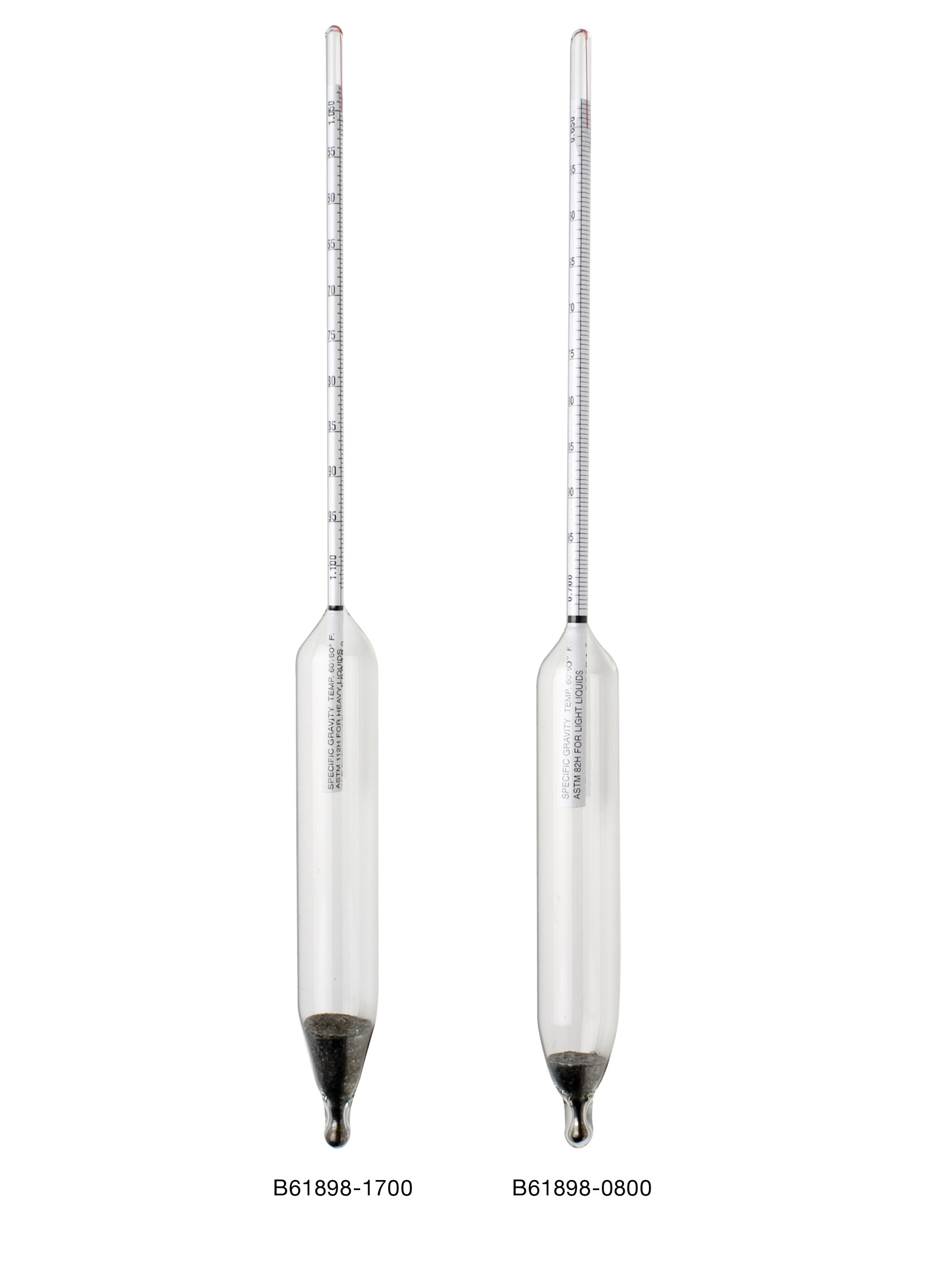 SP BelArt HB DURAC ASTM Precision Specific Gravity Hydrometers with