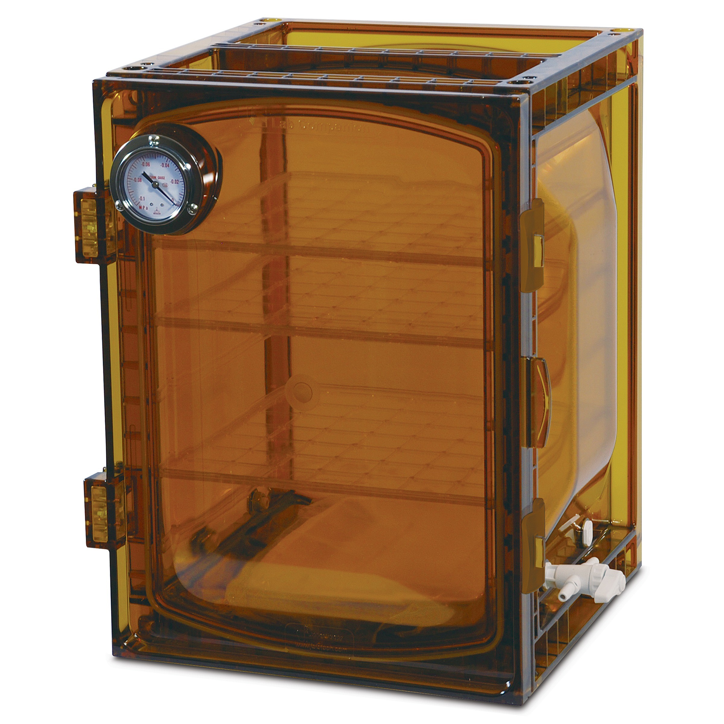 SP Bel-Art Lab Companion Amber Polycarbonate Cabinet Style Vacuum Desiccator; 45 Liter