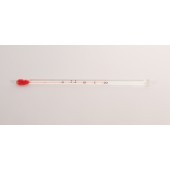 H-B DURAC Blood Bank Liquid-In-Glass Refrigerator Thermometers, Organic Liquid Fill