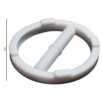 57.2mm Ring O.D Bel-Art Spinring Teflon Magnetic Stirring Bar; 50.8 x 8mm F37140-0020 White
