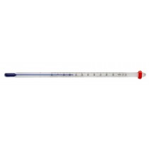 H-B DURAC Plus PFA Safety Coated Liquid-In-Glass Laboratory Thermometers, Organic Liquid Fill