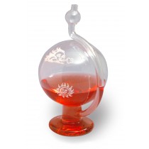 **OVERSTOCK**   H-B DURAC Glass Weather Ball Barometer