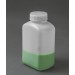 SP Bel-Art Polystormor Square Edge, Wide-Mouth 500ml (16oz) Polyethylene Bottles; Polypropylene Cap, 43mm Closure (Pack of 12)