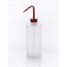 SP Bel-Art Narrow-Mouth 500ml (16oz) Polyethylene Wash Bottles; Red Polypropylene Cap, 28mm Closure (Pack of 6)
